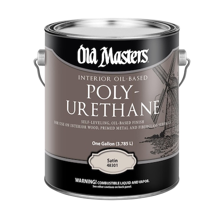 Old Masters Old Masters Satin Clear Oil-Based Polyurethane 1 gal 48301